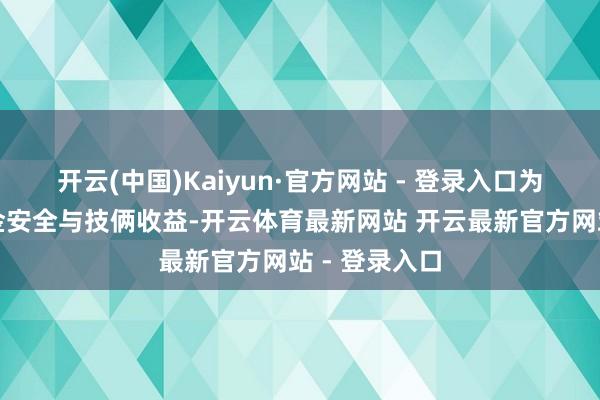 开云(中国)Kaiyun·官方网站 - 登录入口为保障用户资金安全与技俩收益-开云体育最新网站 开云最新官方网站 - 登录入口