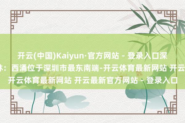 开云(中国)Kaiyun·官方网站 - 登录入口深圳天文台天文部部长 梅林：西涌位于深圳市最东南端-开云体育最新网站 开云最新官方网站 - 登录入口